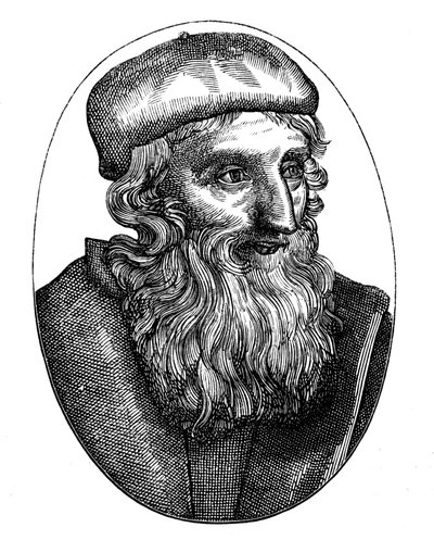 John Wycliffe, reformador religioso inglés del siglo XIV, siglo XVI de Unbekannt