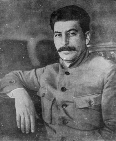 Josef Stalin, revolucionario comunista soviético nacido en Georgia de Unbekannt