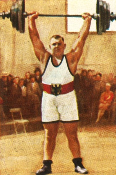 Josef Straßberger, campeón alemán de levantamiento de pesas, 1928 de Unbekannt