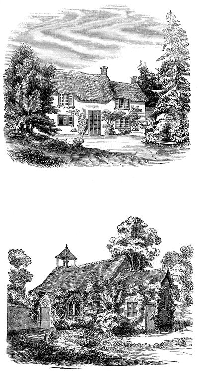 Lugar de nacimiento de Joseph Addison en Milston cerca de Amesbury, Wiltshire de Unbekannt