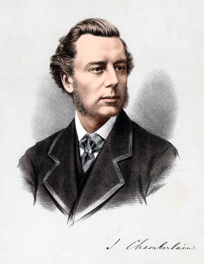 Joseph Chamberlain, político británico, c1880 de Unbekannt