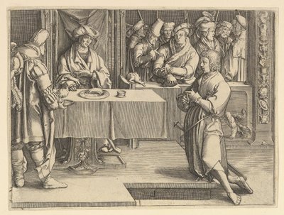 José interpretando los sueños del faraón copia, 1640-70 de Unbekannt