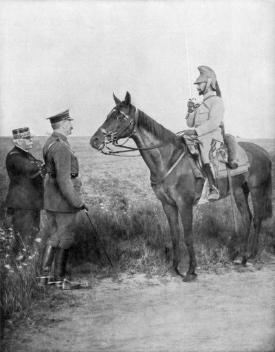 Joseph Joffre, Lord Kitchener y General Baratier, Francia, Primera Guerra Mundial de Unbekannt
