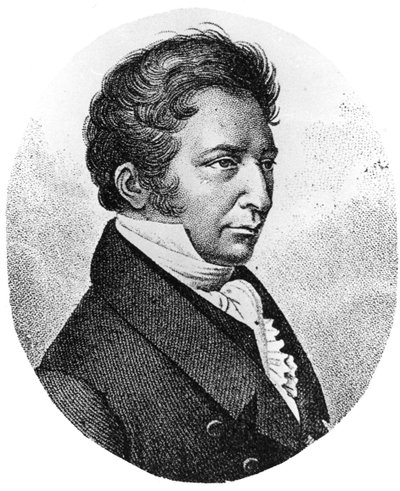 Joseph Louis Gay-Lussac, químico, físico y aeronauta francés, c. 1824 de Unbekannt