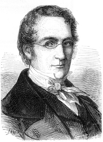 Joseph Louis Gay-Lussac, químico, físico y aeronauta francés, c. 1870 de Unbekannt