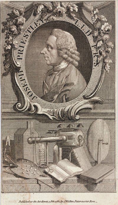 Joseph Priestley, teólogo y químico angloamericano de Unbekannt