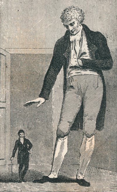 Jozef Boruwlaski 1739-1837 y Patrick Cotter OBrien 1760-1806, c1780 de Unbekannt