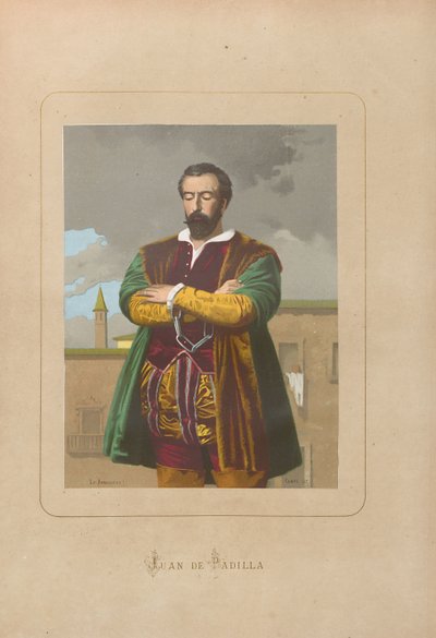 Juan de Padilla. De: Hombres y mujeres célebres de todos los tiempos por Juan Landa, 1875-1877 de Unbekannt