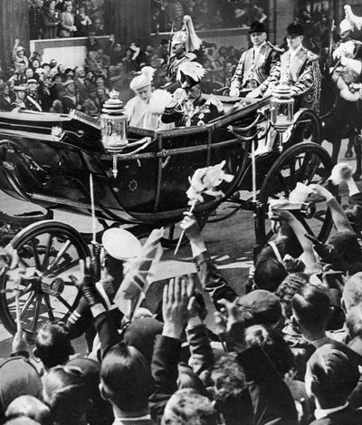 Vítores de jubileo para el rey y la reina, 1935 de Unbekannt
