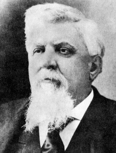 Juez Isaac C Parker, el juez colgador, en sus últimos años, c1890s 1954 de Unbekannt