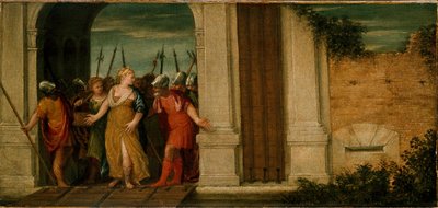 Judith dejando Betulia, siglo XVI de Unbekannt