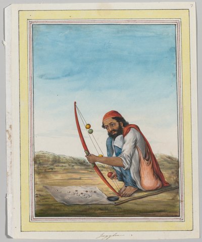 Malabarista, c. 1840 de Unbekannt