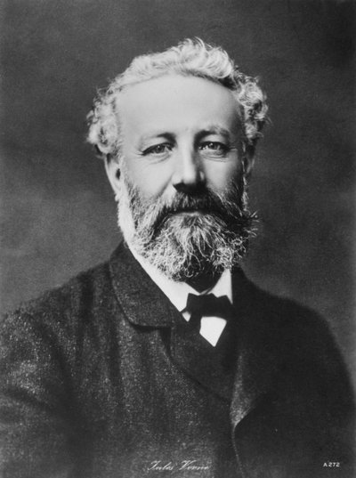 Jules Verne, autor francés de aventuras y ciencia ficción, finales del siglo XIX de Unbekannt