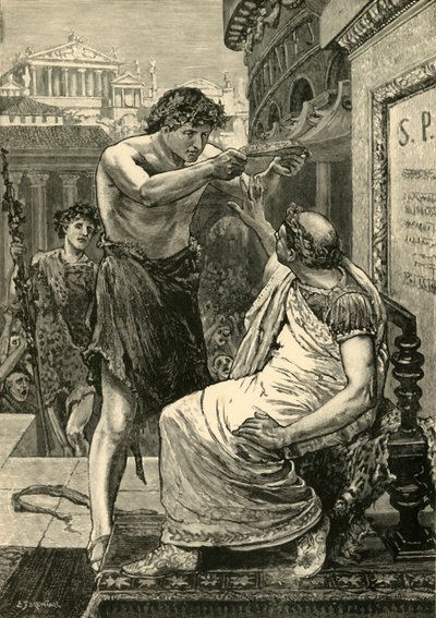 Julio César Rechazando la Corona Ofrecida por Antonio, 1890 de Unbekannt