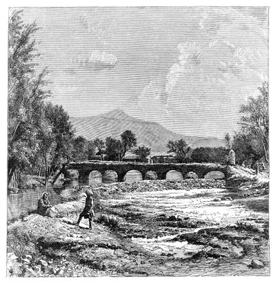 Río Kabul, Afganistán de Unbekannt