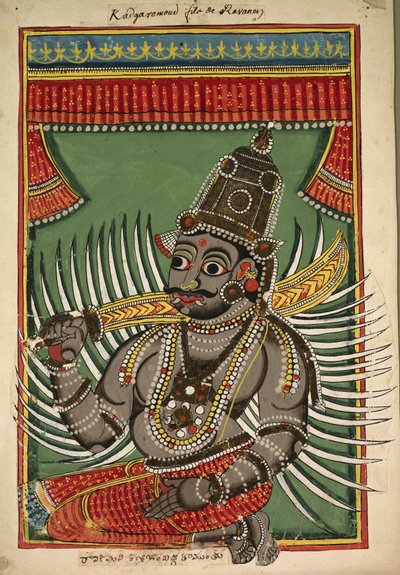 Kadgaramon, hijo de Ravana, c. 1760 de Unbekannt