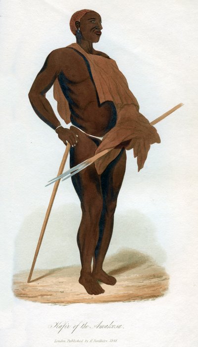 Kafir de los Amakosa, 1848 de Unbekannt
