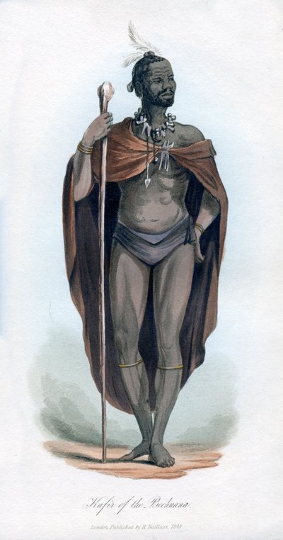 Kafir de los Bechuana, 1848 de Unbekannt