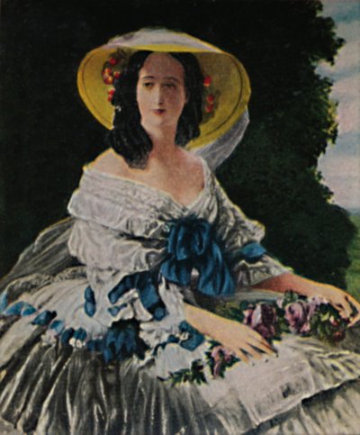 Emperatriz Eugenia 1826-1920 - Pintura de Winterhalter, 1934 de Unbekannt