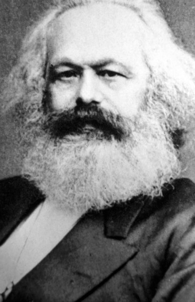 Karl Marx, teórico político, social y económico alemán, siglo XIX de Unbekannt