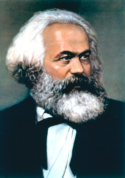 Karl Marx, teórico social, político y económico alemán de Unbekannt