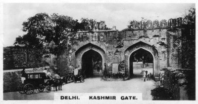Puerta de Cachemira, Delhi, India, c1925 de Unbekannt