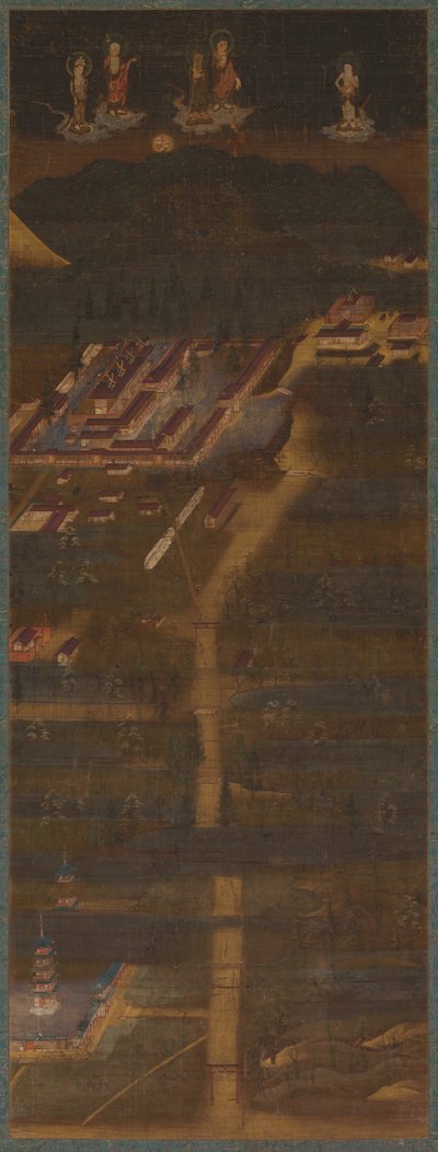 Mandala del Santuario Kasuga, 1300-1333 de Unbekannt