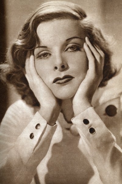 Katharine Hepburn, actriz estadounidense, 1933 de Unbekannt