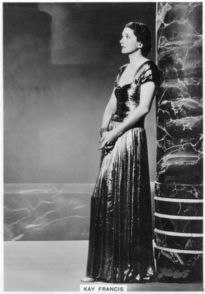 Kay Francis, actriz estadounidense de teatro y cine de Unbekannt