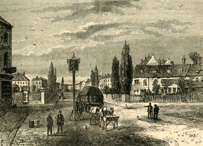 Kennington, desde el Green, 1780, c1878 de Unbekannt