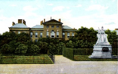 Palacio de Kensington y Estatua de la Reina Victoria, Londres, siglo XX de Unbekannt