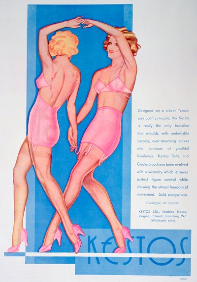 Anuncio de lencería Kestos, 1935 de Unbekannt