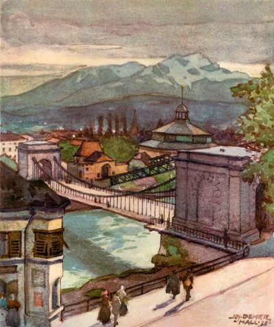 Kettenbrücke, Puente de cadenas de Unbekannt