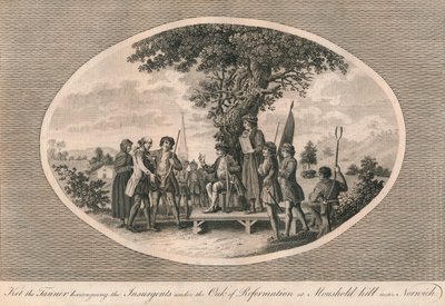 Rebelión de Kett, Norfolk, 1549, 1793 de Unbekannt