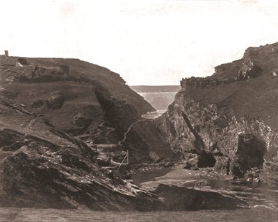 Castillo del Rey Arturo, Tintagel, Cornualles, 1894 de Unbekannt