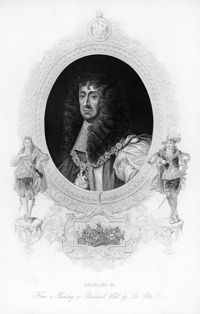 Rey Carlos II, El Monarca Alegre, c. 1850 de Unbekannt