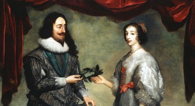 Rey Carlos I 1600-1649 y Reina Henrietta Maria 1609-1669 de Unbekannt