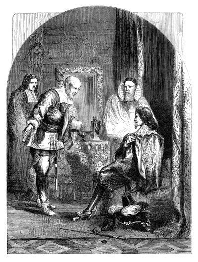 El rey Carlos I 1600-1649 siendo convocado a su ejecución, c1902 de Unbekannt