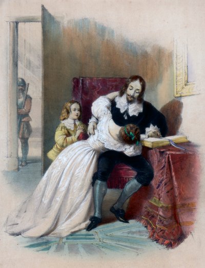 El rey Carlos I 1600-1649 despidiéndose de sus hijos, 1838 de Unbekannt