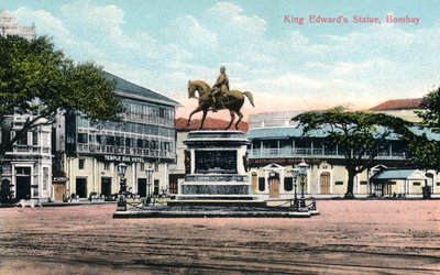 Estatua del Rey Eduardo, Bombay, India, principios del siglo XX de Unbekannt