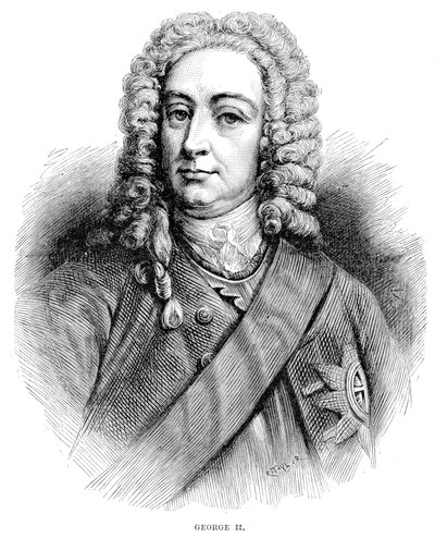 Rey Jorge II 1683-1760 Rey de Gran Bretaña e Irlanda y Elector de Hannover desde 1727 de Unbekannt