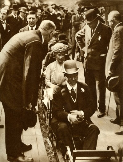El Rey Jorge V y la Reina María...Exposición del Imperio Británico, Wembley, Londres, 1925, 1935 de Unbekannt