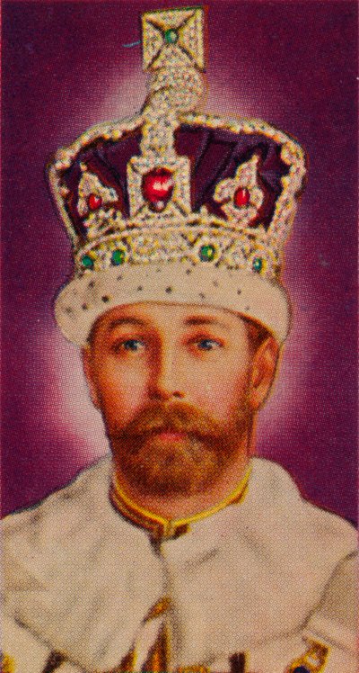 Rey Jorge V en su coronación, 1911 1935 de Unbekannt
