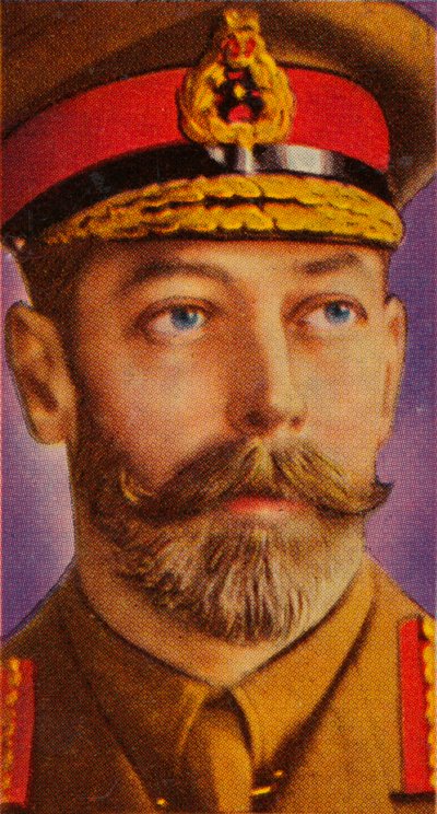 Rey Jorge V en uniforme de campaña durante la Primera Guerra Mundial, c. 1914-c. 1918 de Unbekannt