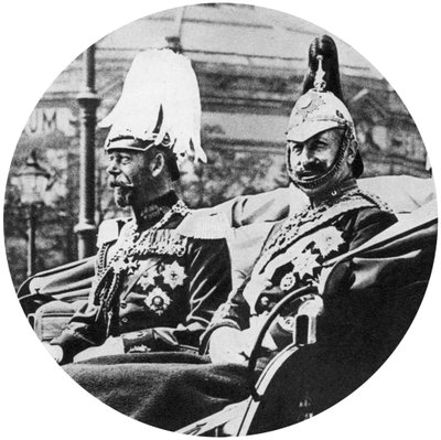 El Rey Jorge V de Gran Bretaña y el Kaiser alemán, Berlín de Unbekannt