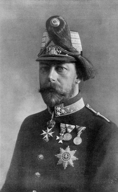 Rey Jorge V, en uniforme austriaco, 1910 de Unbekannt