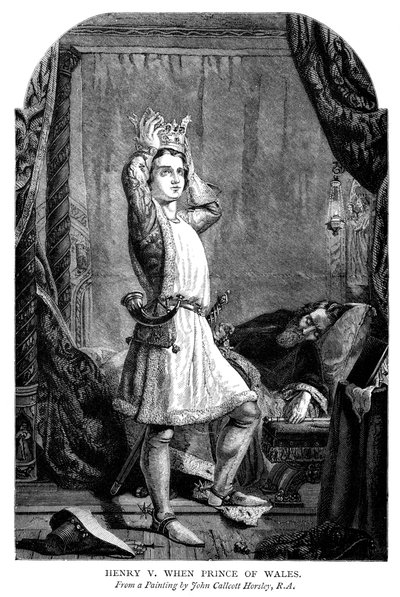 Rey Enrique V 1387-1422 cuando era el Príncipe de Gales de Unbekannt