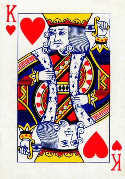 Rey de Corazones de una baraja de cartas de Goodall & Son Ltd., c1940 de Unbekannt
