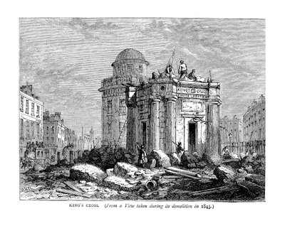 Kings Cross en 1845 de Unbekannt