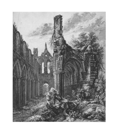 Abadía de Kirkstall, Yorkshire, 1823 de Unbekannt